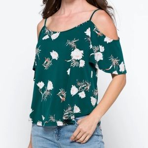 Kaileigh cold shoulder blouse